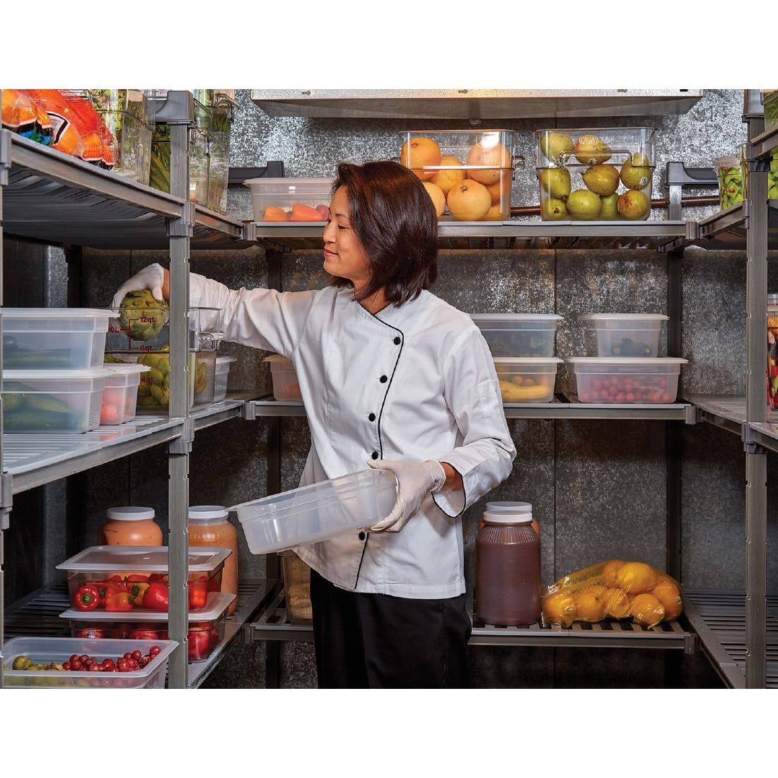 Cambro Camshelving Basics Plus 4 Tier Shelving Starter Unit 1630 x 1220 x 610mm