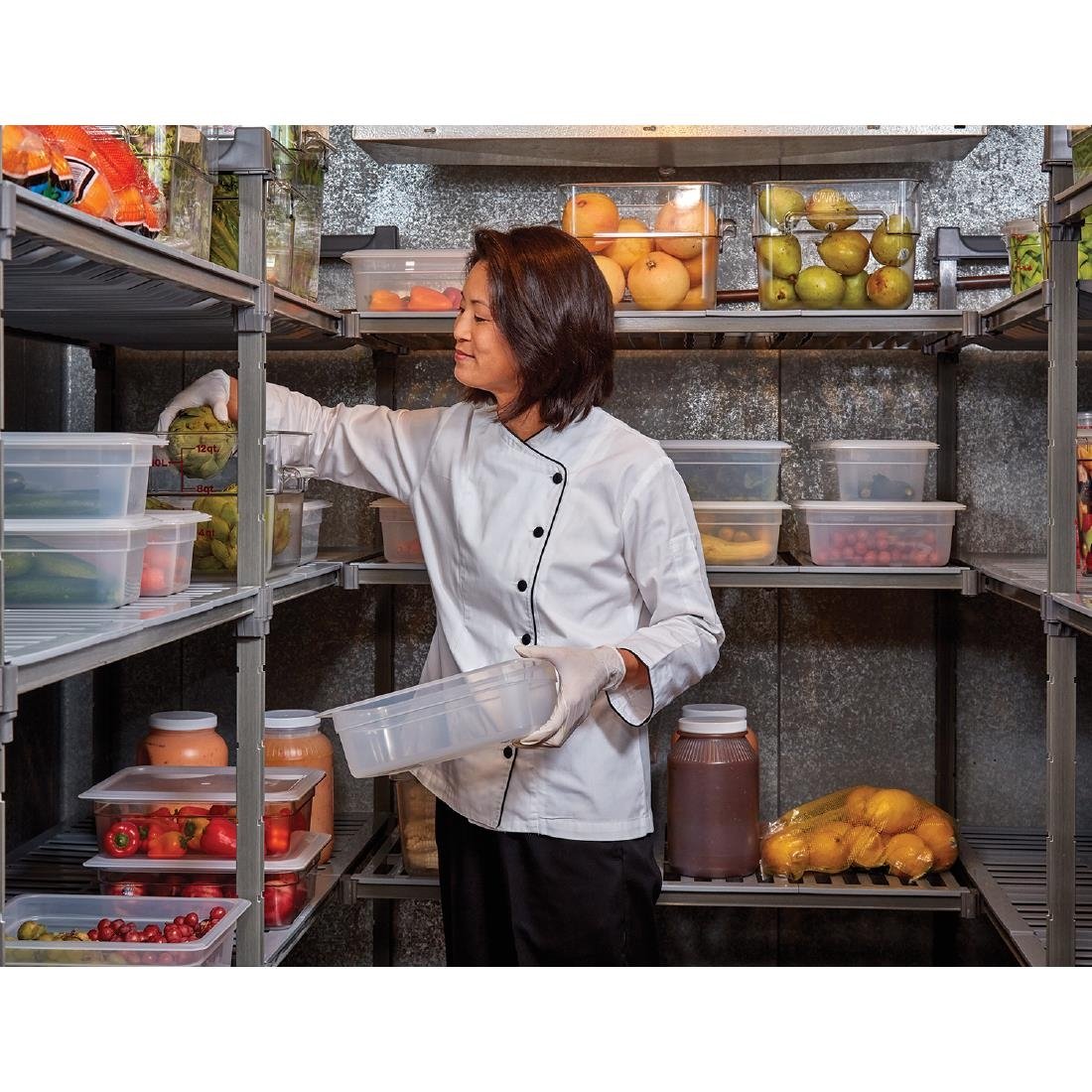 Cambro Camshelving Basics Plus 4 Tier Shelving Starter Unit 1630 x 915 x 610mm