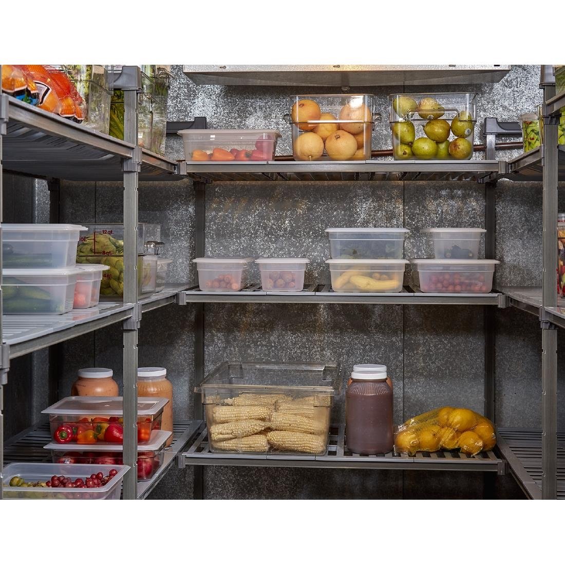 Cambro Camshelving Basics Plus 4 Tier Shelving Starter Unit 1630 x 1220 x 540mm
