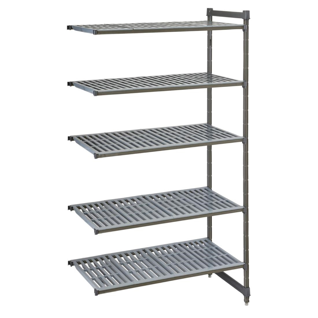 Cambro Camshelving Basics Plus Add-On Unit 5 Tier With Vented Shelves 2140(H)x 870(W)x 610(D)mm