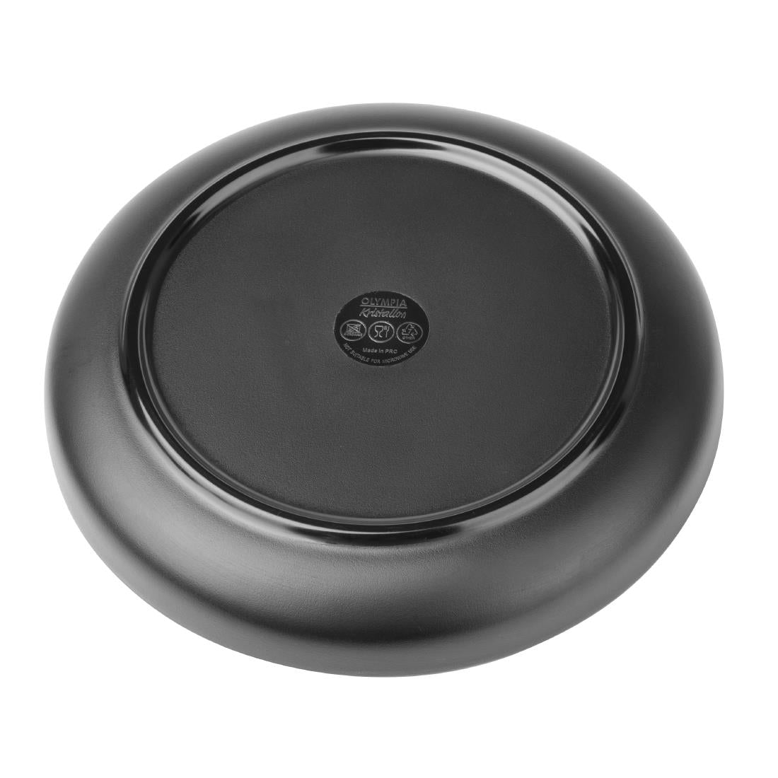 Olympia Kristallon Fusion Melamine Coupe Plates 230 x 35mm (6 Pack)