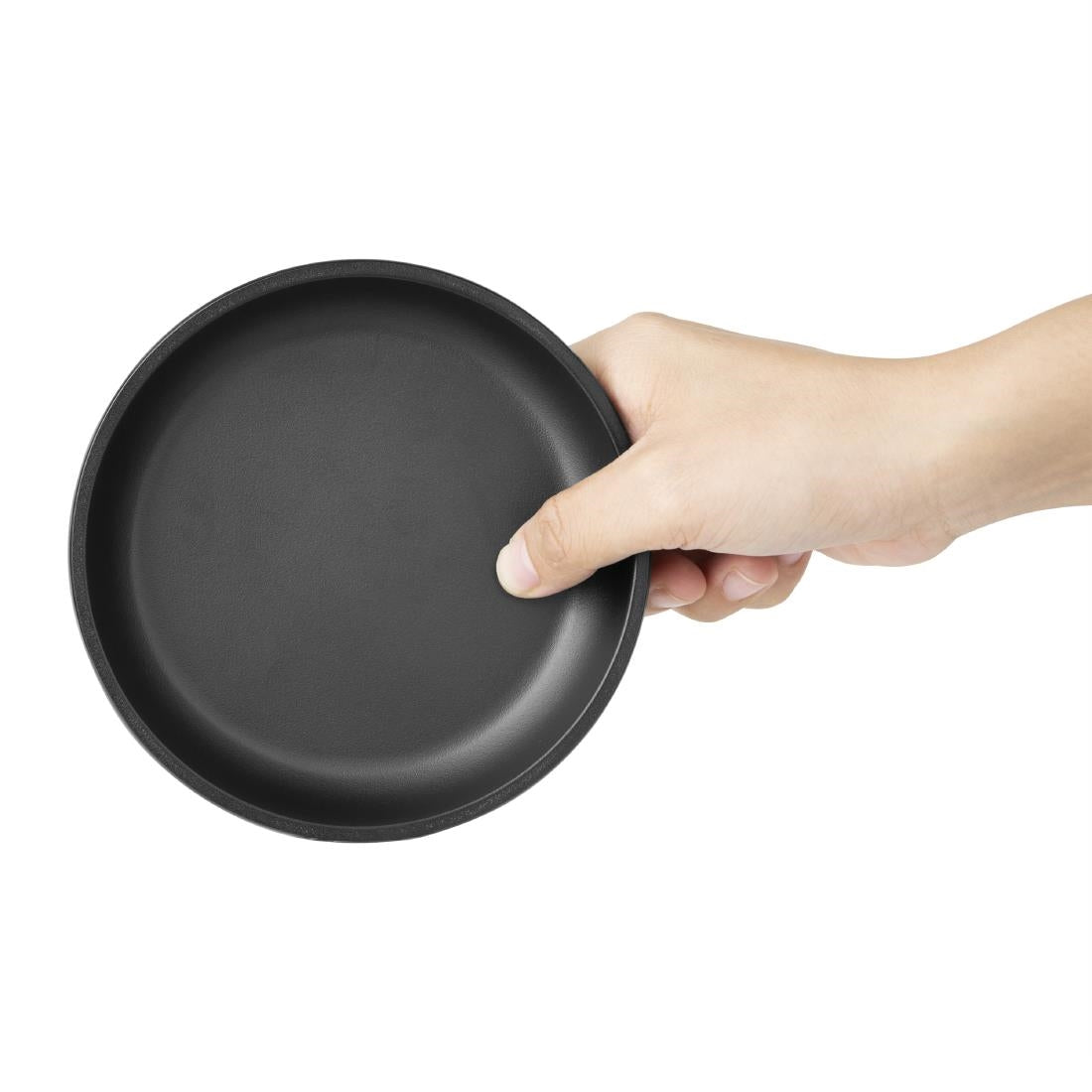 Olympia Kristallon Fusion Melamine Coupe Plates 130 x 30mm (6 Pack)