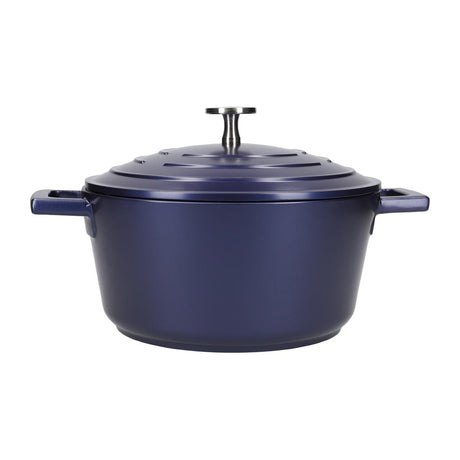 Masterclass Casserole Dish Metallic Blue 2.5Ltr