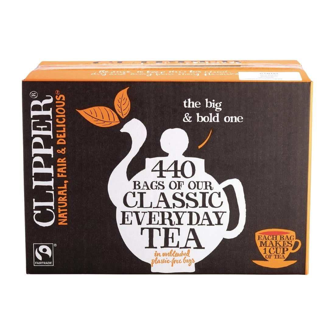 Clipper Fairtrade Teabags 440's (440 Pack)