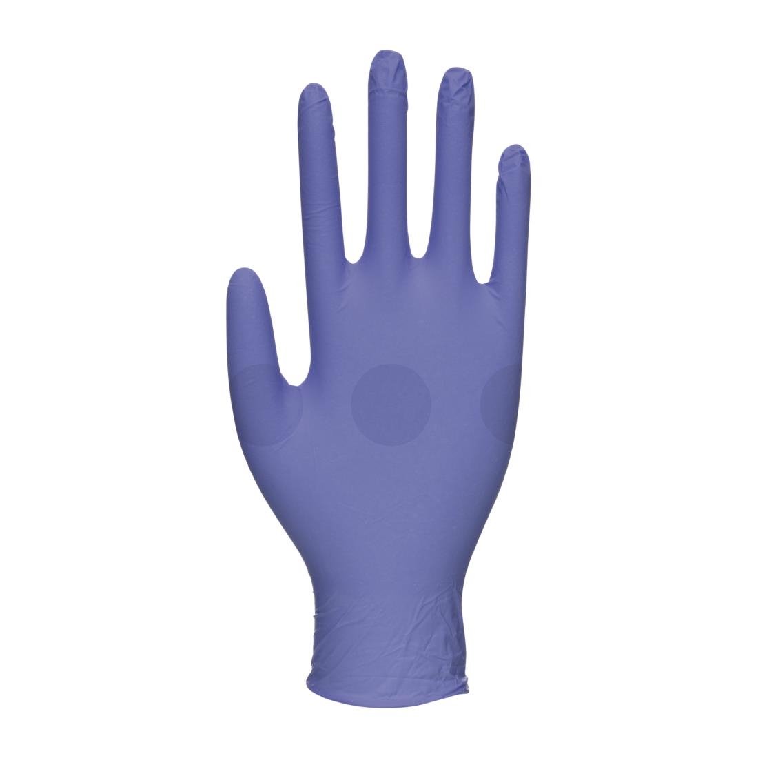 Biotouch Single Use Glove Violet Blue Nitrile Powder Free Size Large (100 Pack)