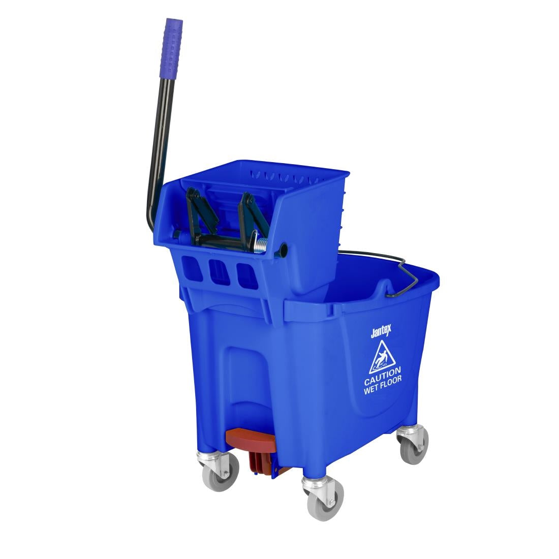 Jantex 25Ltr Mop Bucket with Foot Pedal Release Blue