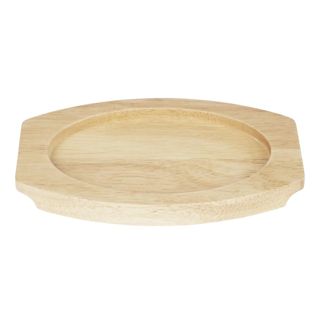Olympia Hevea Board for Cast Iron Oval Eared Dish 230x135mm for FW818