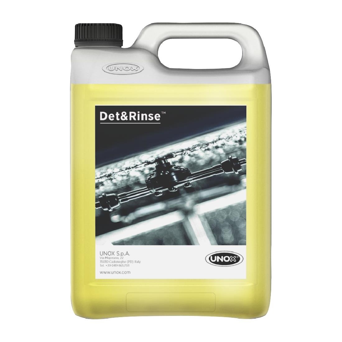 UNOX Det&Rinse Concentrated Rinse Aid Detergent Cleaner for UNOX Ovens 5Ltr (2 Pack)