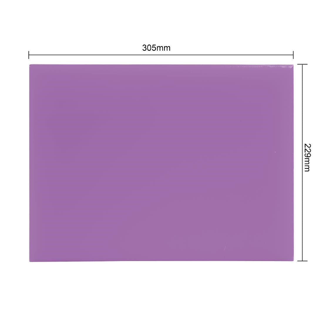 Hygiplas High Density Purple Chopping Board Small 305x229x12mm