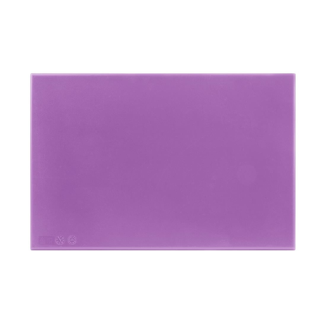 Hygiplas High Density Purple Chopping Board 450x300x25mm