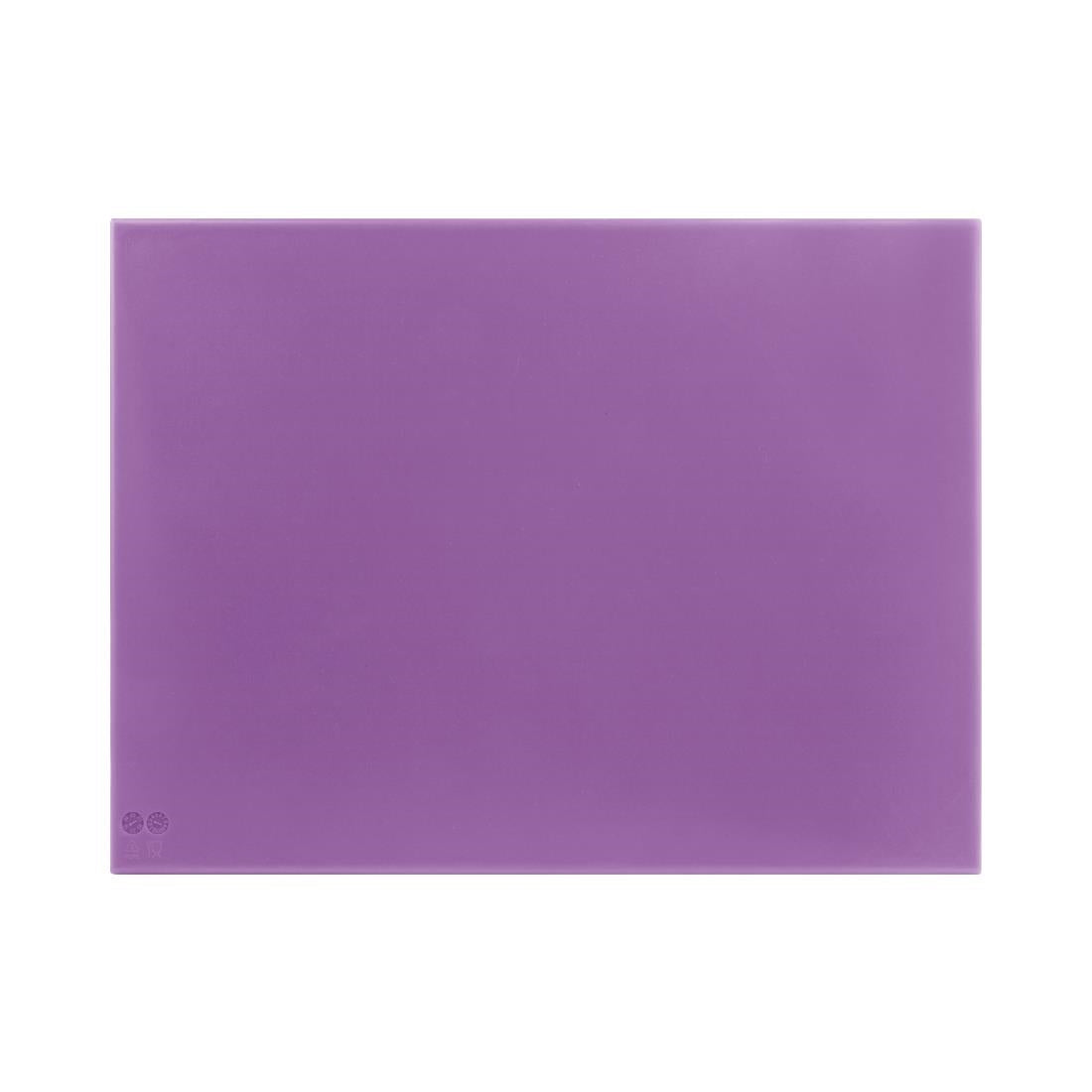 Hygiplas High Density Purple Chopping Board 600x450x12mm