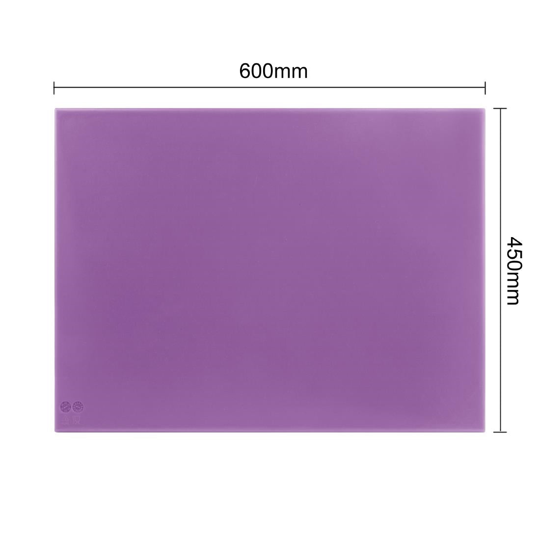 Hygiplas High Density Purple Chopping Board 600x450x12mm