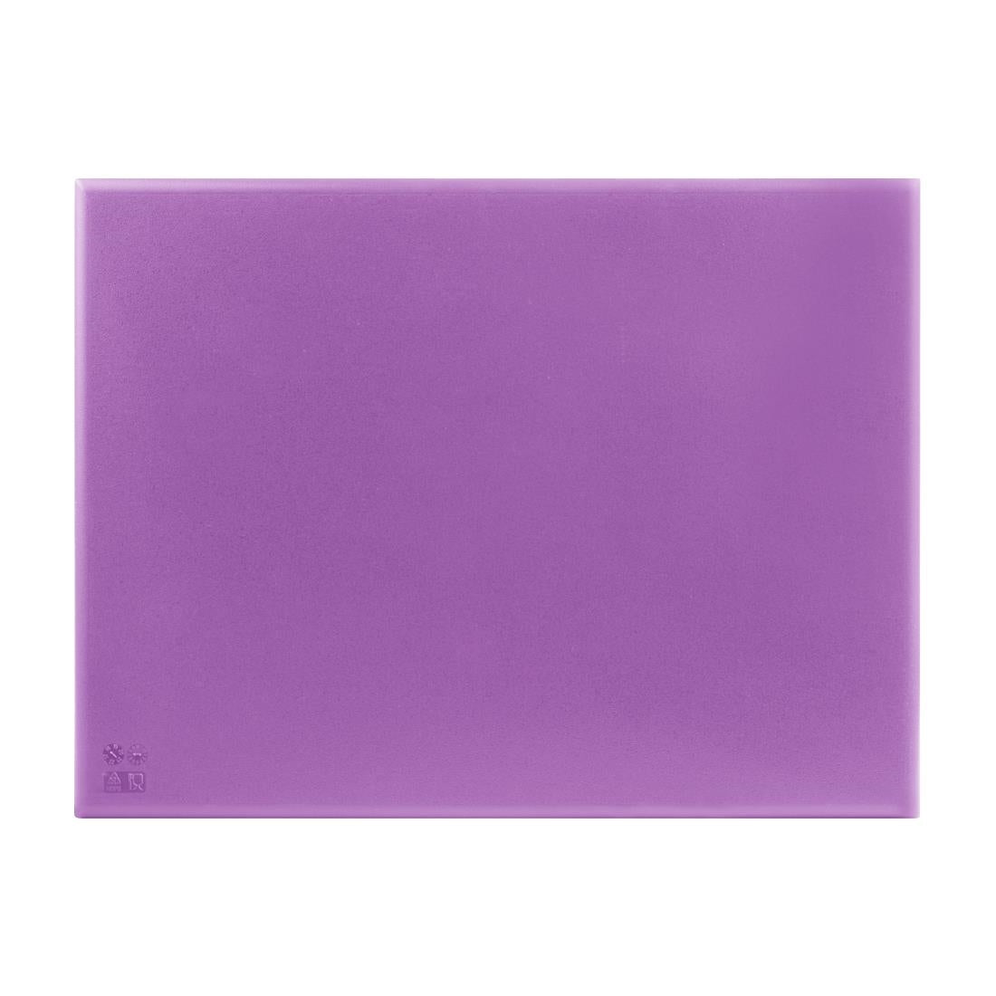 Hygiplas High Density Purple Chopping Board Large 600x450x25mm