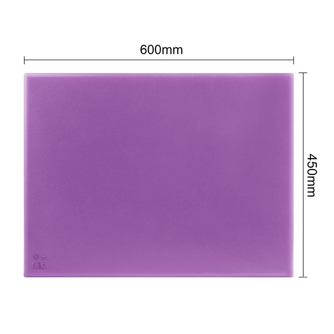 Hygiplas High Density Purple Chopping Board Large 600x450x25mm
