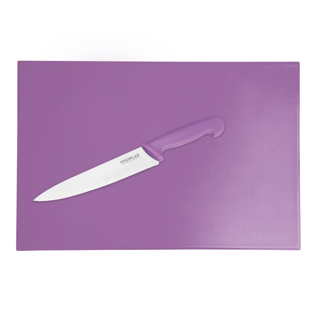 Hygiplas High Density Antibacterial Purple Chopping Board 450x305x10mm