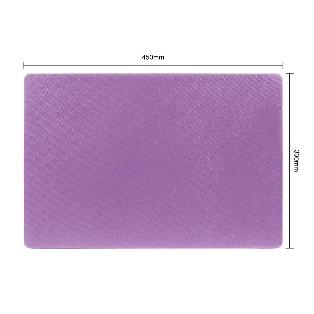 Hygiplas Low Density Purple Chopping Board 450x300x20mm
