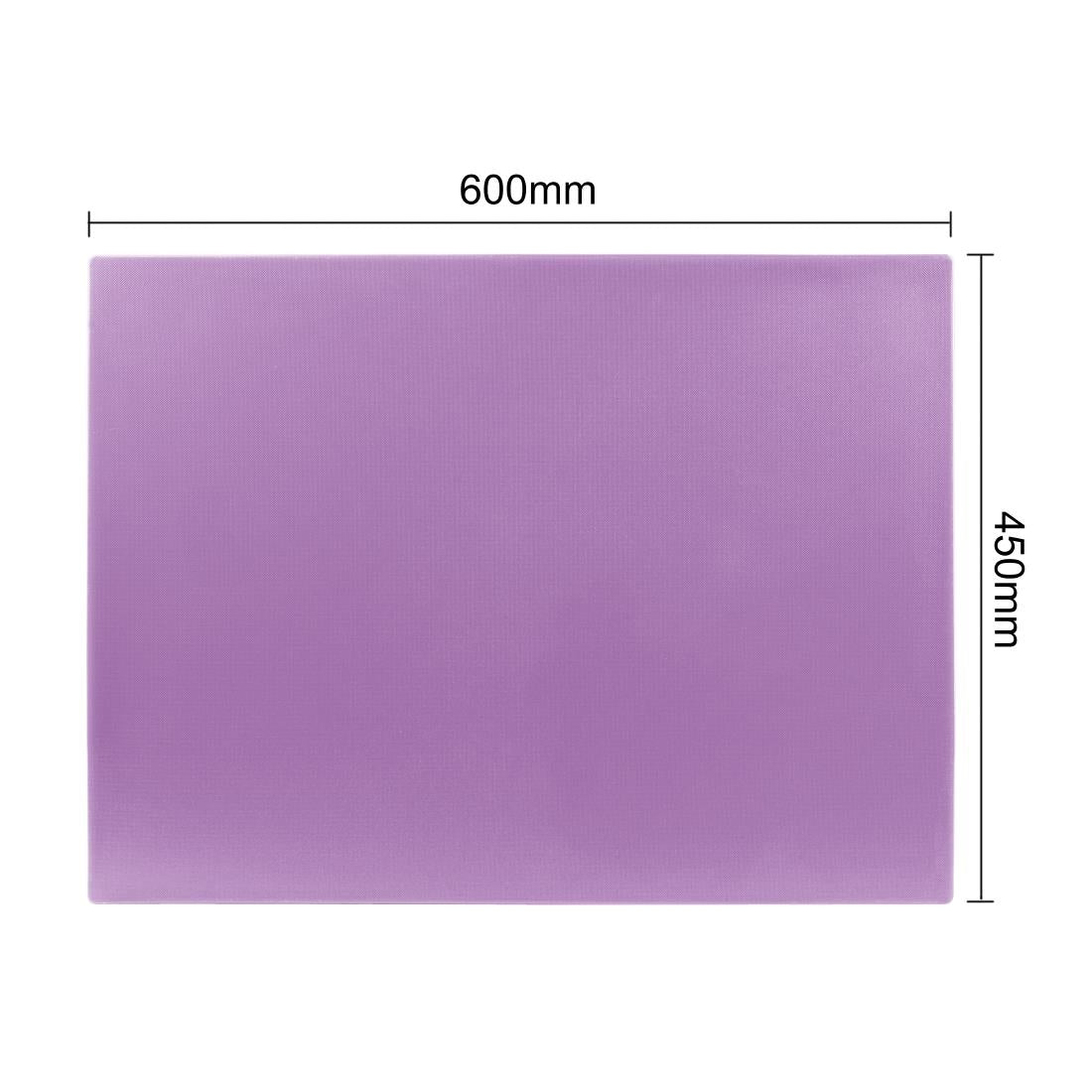 Hygiplas Low Density Purple Chopping Board 600x450x20mm