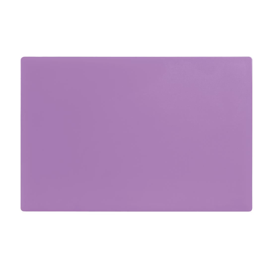 Hygiplas Low Density Antibacterial Purple Chopping Board 450x300x10mm