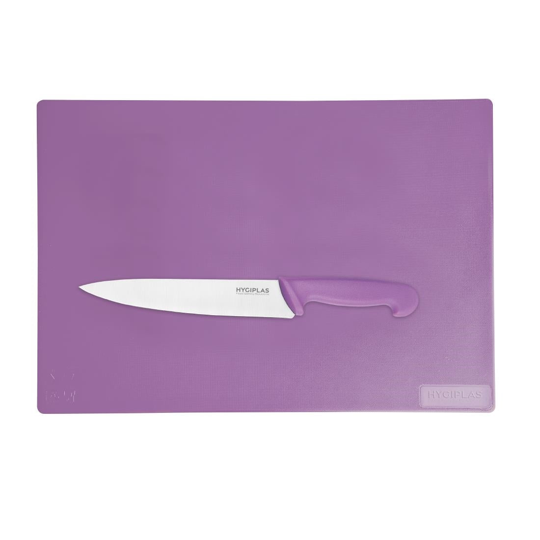 Hygiplas Low Density Antibacterial Purple Chopping Board 450x300x10mm