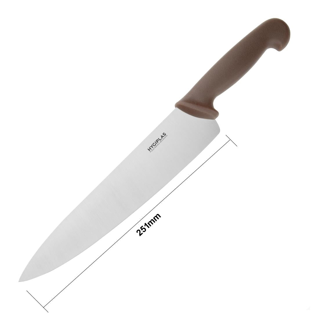 Hygiplas Cooks Knife Brown 25cm