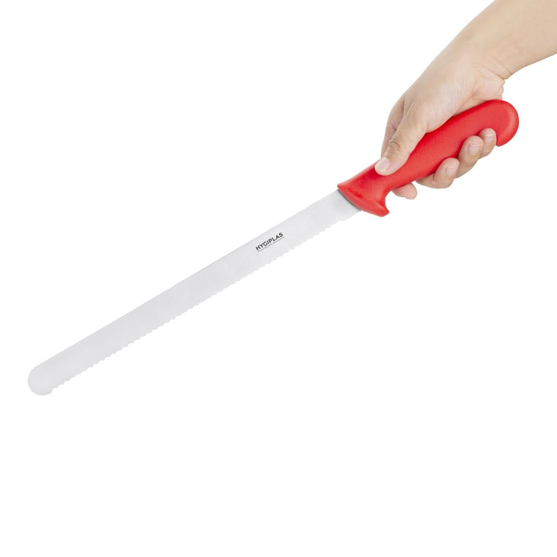 Hygiplas Serrated Slicer Red 30cm