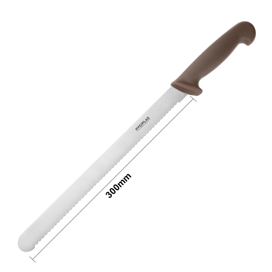 Hygiplas Serrated Slicer Brown 30cm