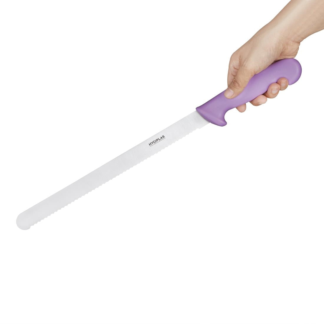 Hygiplas Serrated Slicer Purple 30cm