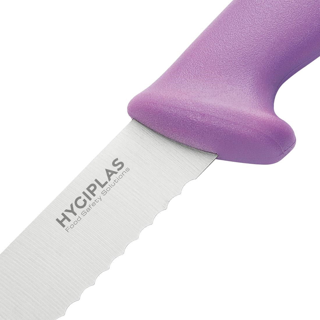 Hygiplas Serrated Slicer Purple 30cm