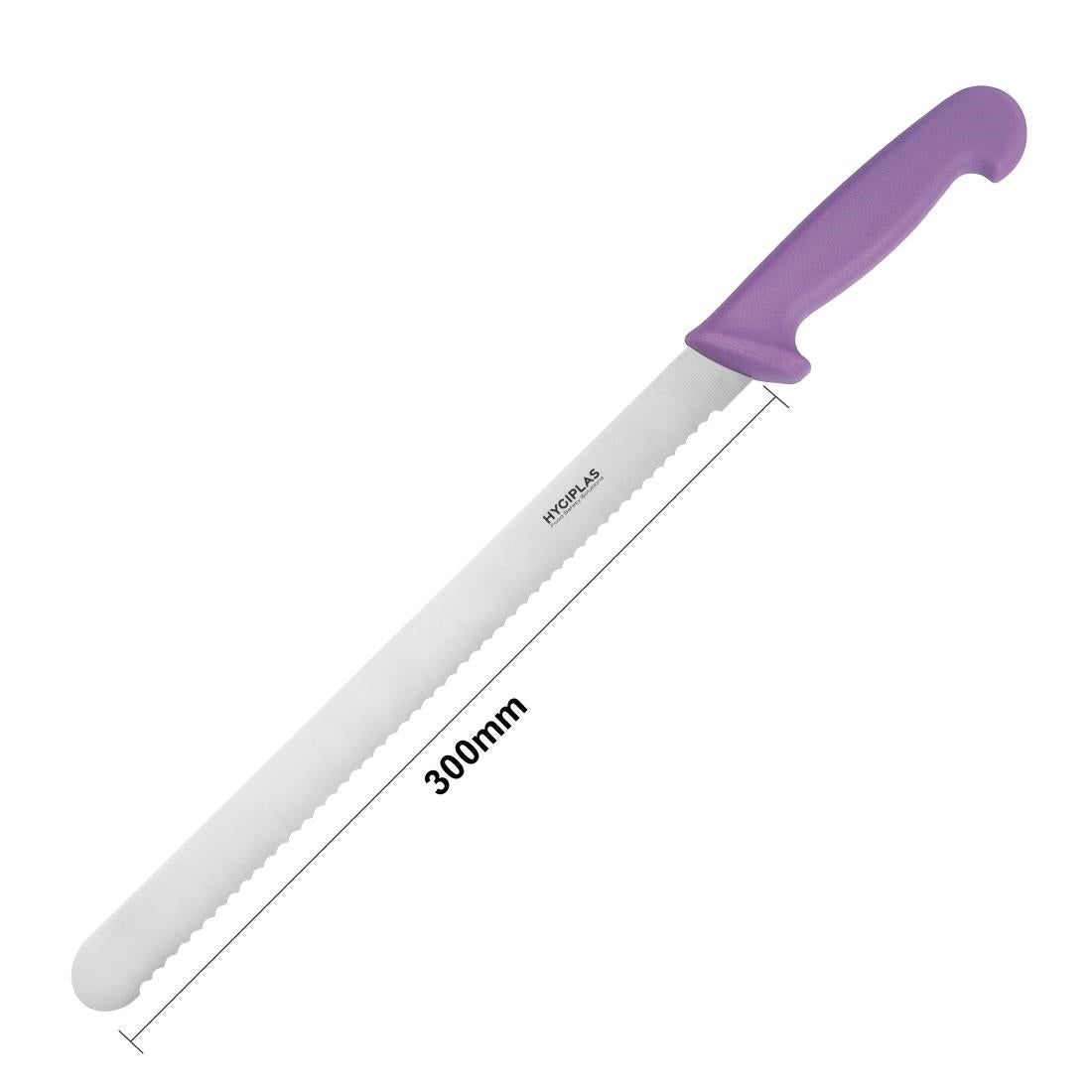 Hygiplas Serrated Slicer Purple 30cm