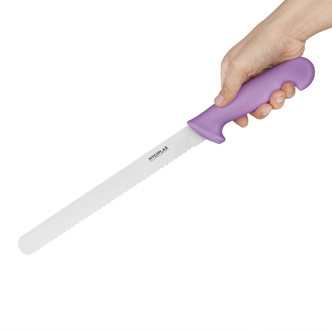 Hygiplas Serrated Slicer Purple 24.8cm
