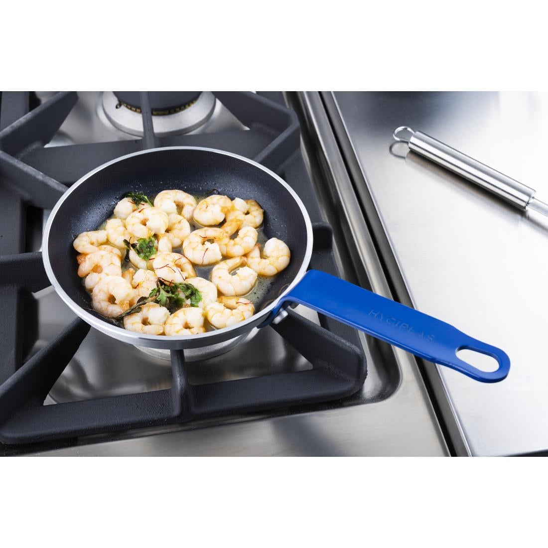 Hygiplas Aluminium Non-Stick Teflon Platinum Plus Frying Pan Blue 19cm
