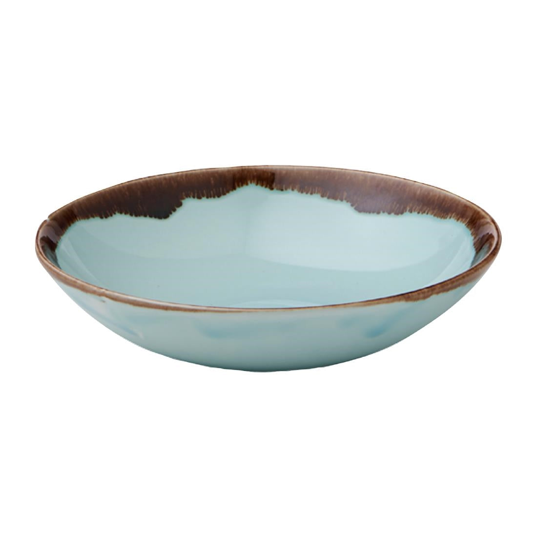 Dudson Harvest Coupe Bowls Turquoise 182mm (12 Pack)