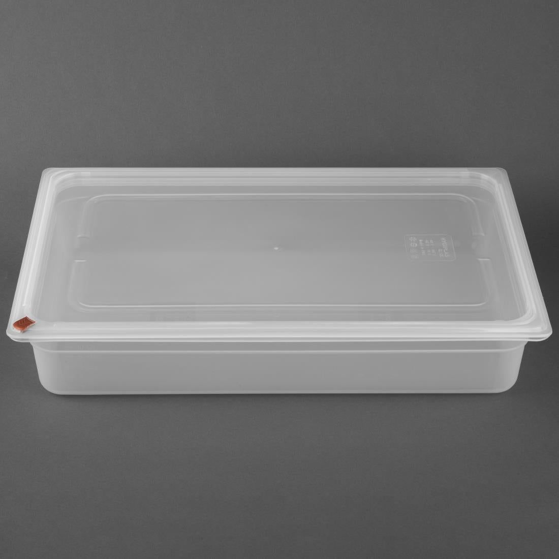 Hygiplas Click Polypropylene 1/1 Gastronorm Tray 100mm (2 Pack)