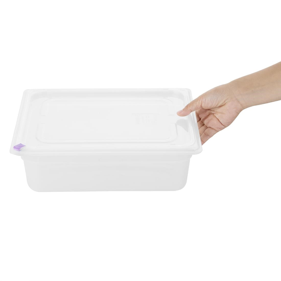 Hygiplas Click Polypropylene 1/2 Gastronorm Tray 100mm (4 Pack)