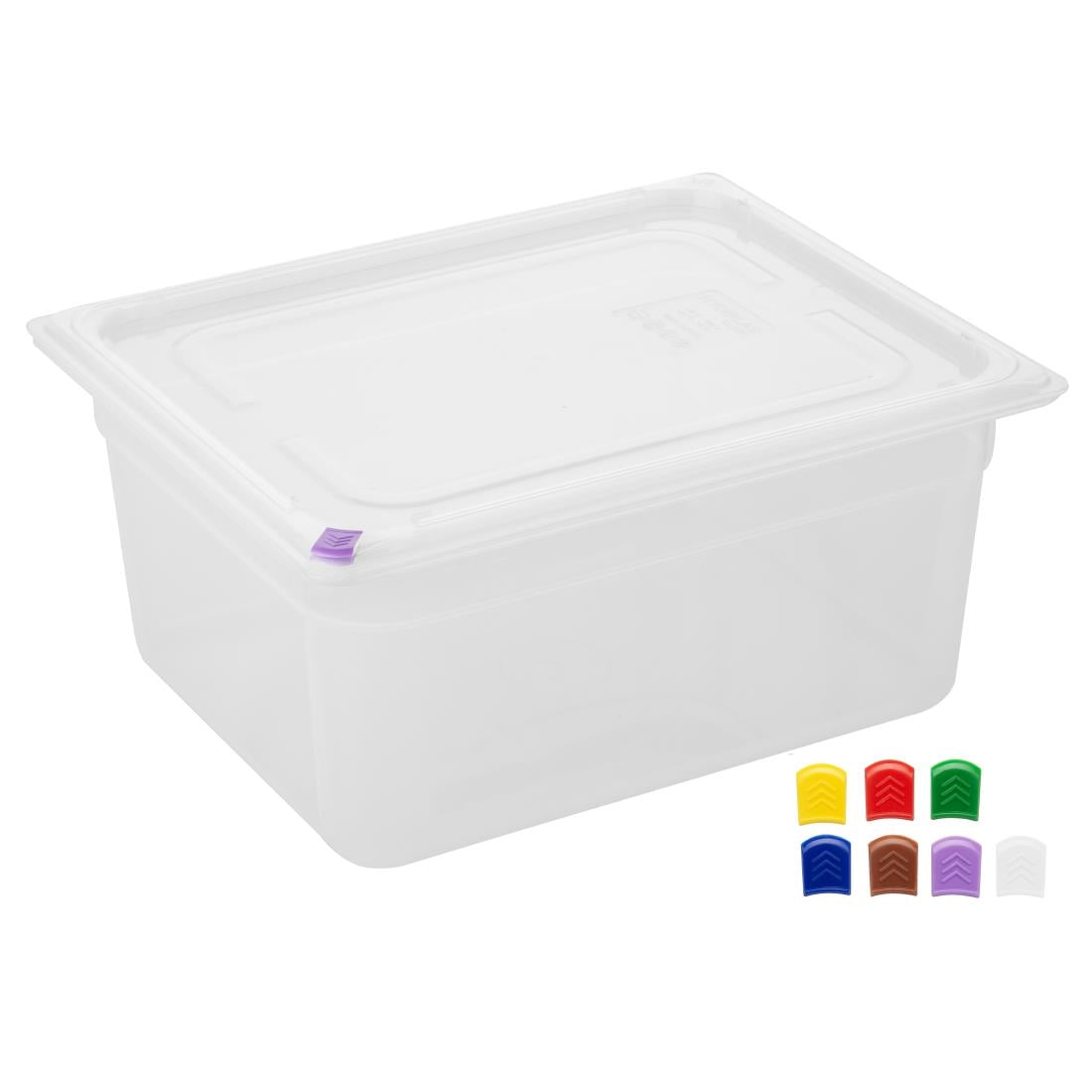 Hygiplas Click Polypropylene 1/2 Gastronorm Tray 150mm (4 Pack)