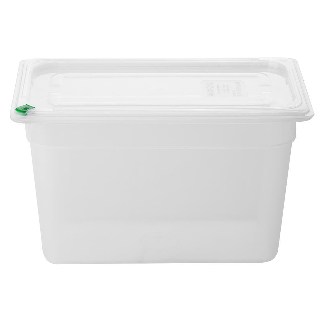Hygiplas Click PP GN Container 1/3 with Lid & 7 Colour Clips 200mm 6.9Ltr (4 Pack)