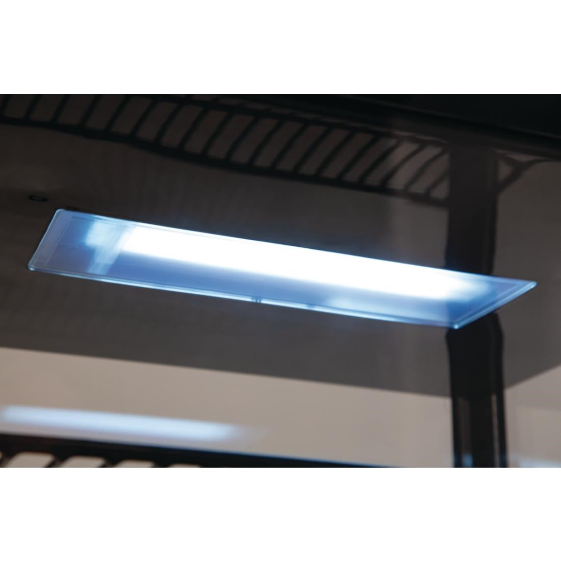 Polar C-Series Energy Efficient Display Fridge Black 68Ltr