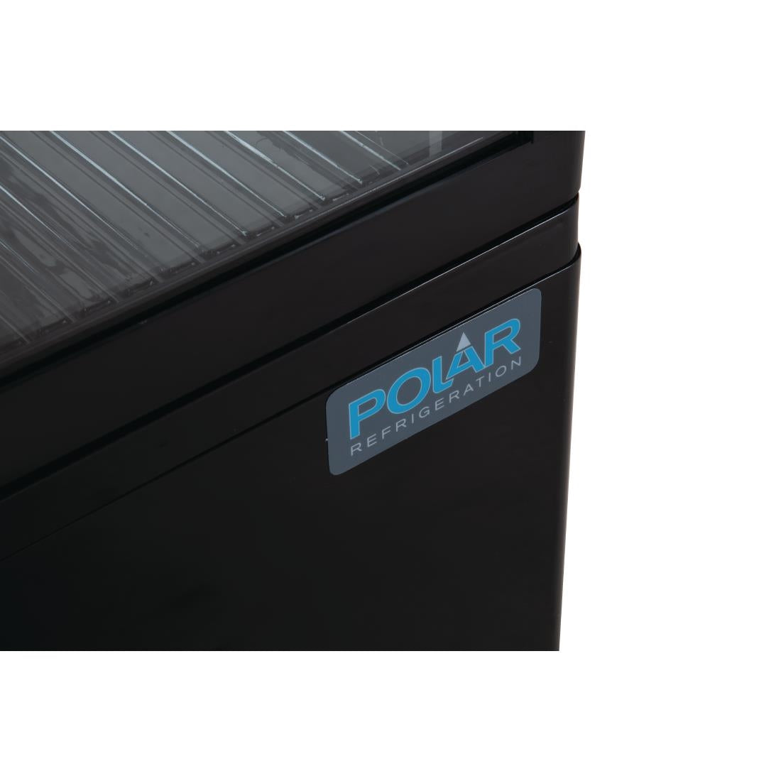 Polar C-Series Energy Efficient Display Fridge Black 68Ltr