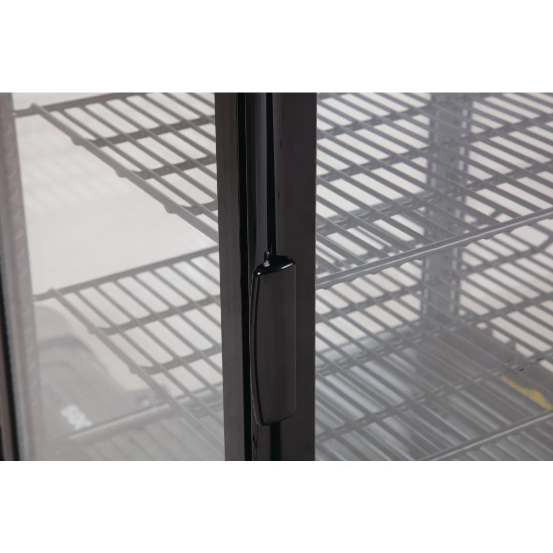 Polar C-Series Energy Efficient Display Fridge Black 68Ltr