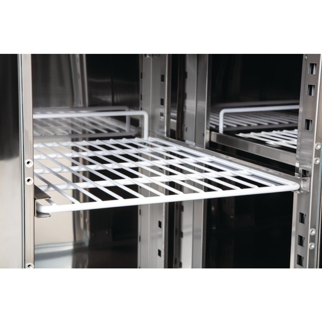 Polar U-Series Slimline Four Door Counter Fridge 449Ltr