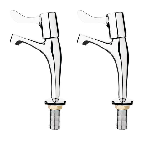 Vogue Basin Pillar Lever Taps (2 Pack)