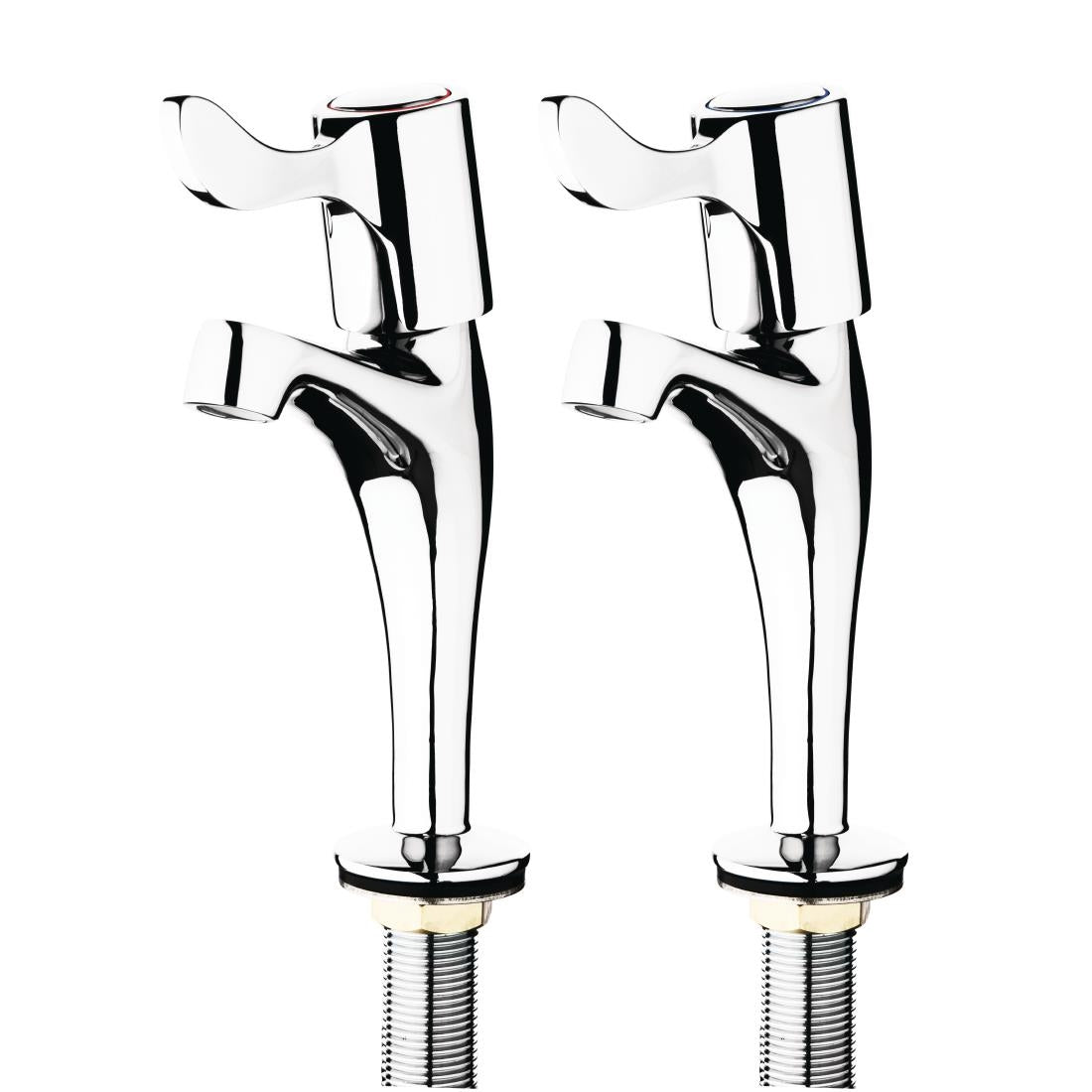 Vogue Basin Pillar Lever Taps (2 Pack)