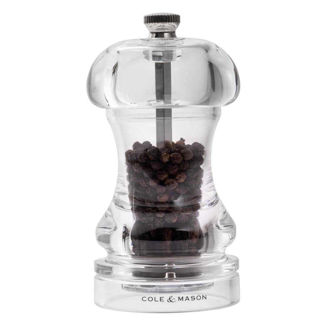 Cole & Mason Acrylic Pepper Mill Capstan 4.5in