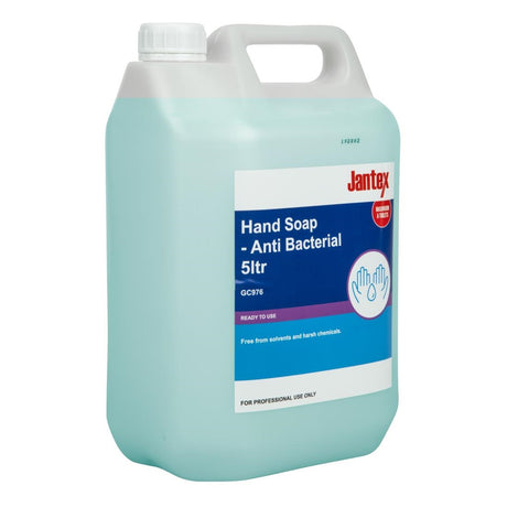 Jantex Unperfumed Antibacterial Liquid Hand Soap 5Ltr