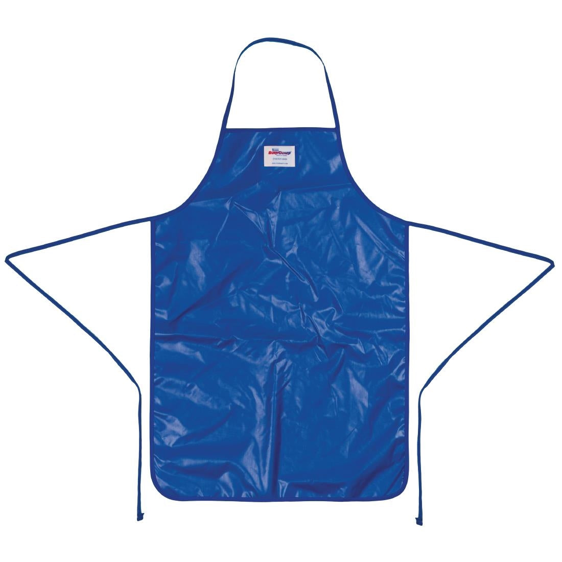 Burnguard QuicKlean Bib Apron Blue