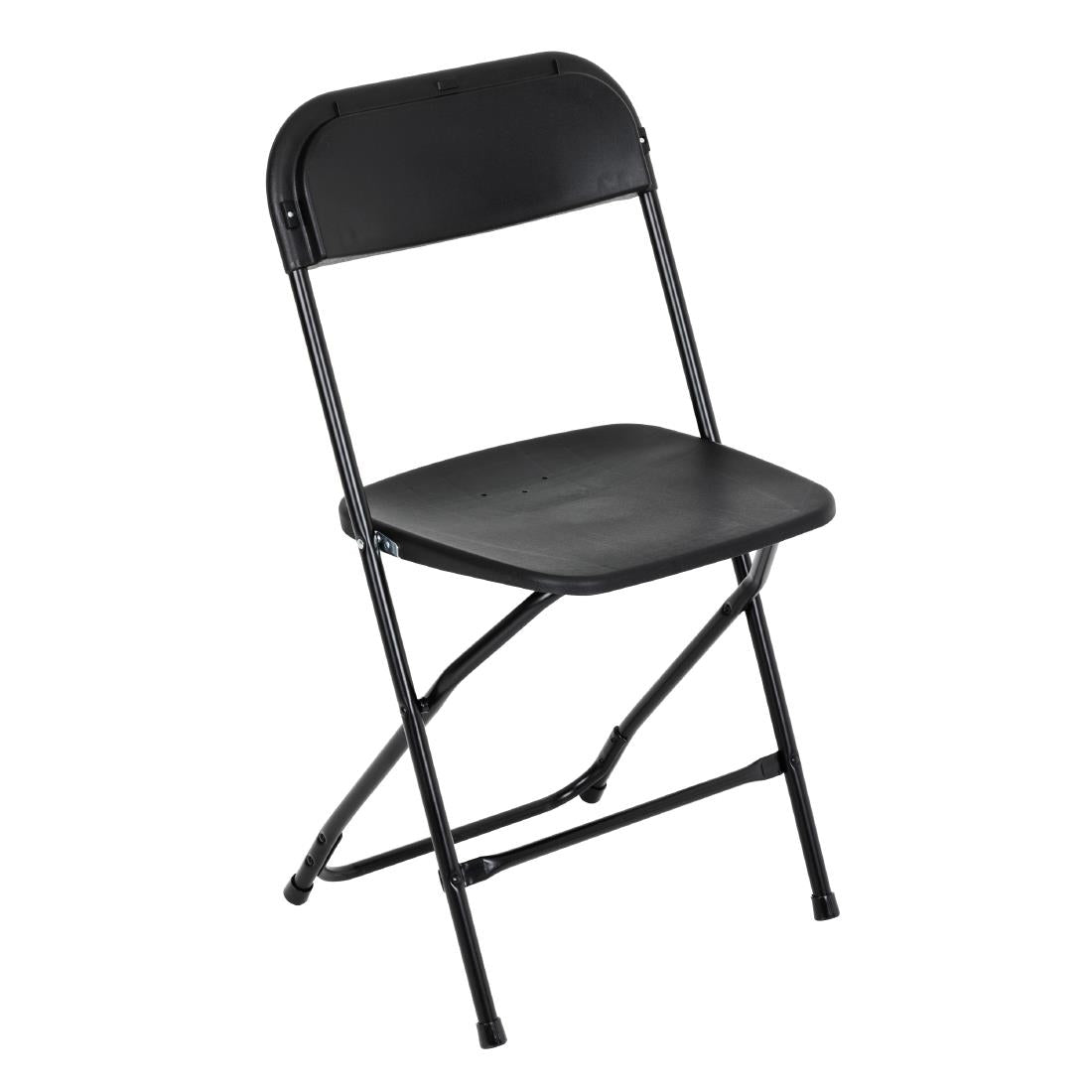 Bolero Polypropylene Folding Chairs Black (10 Pack)
