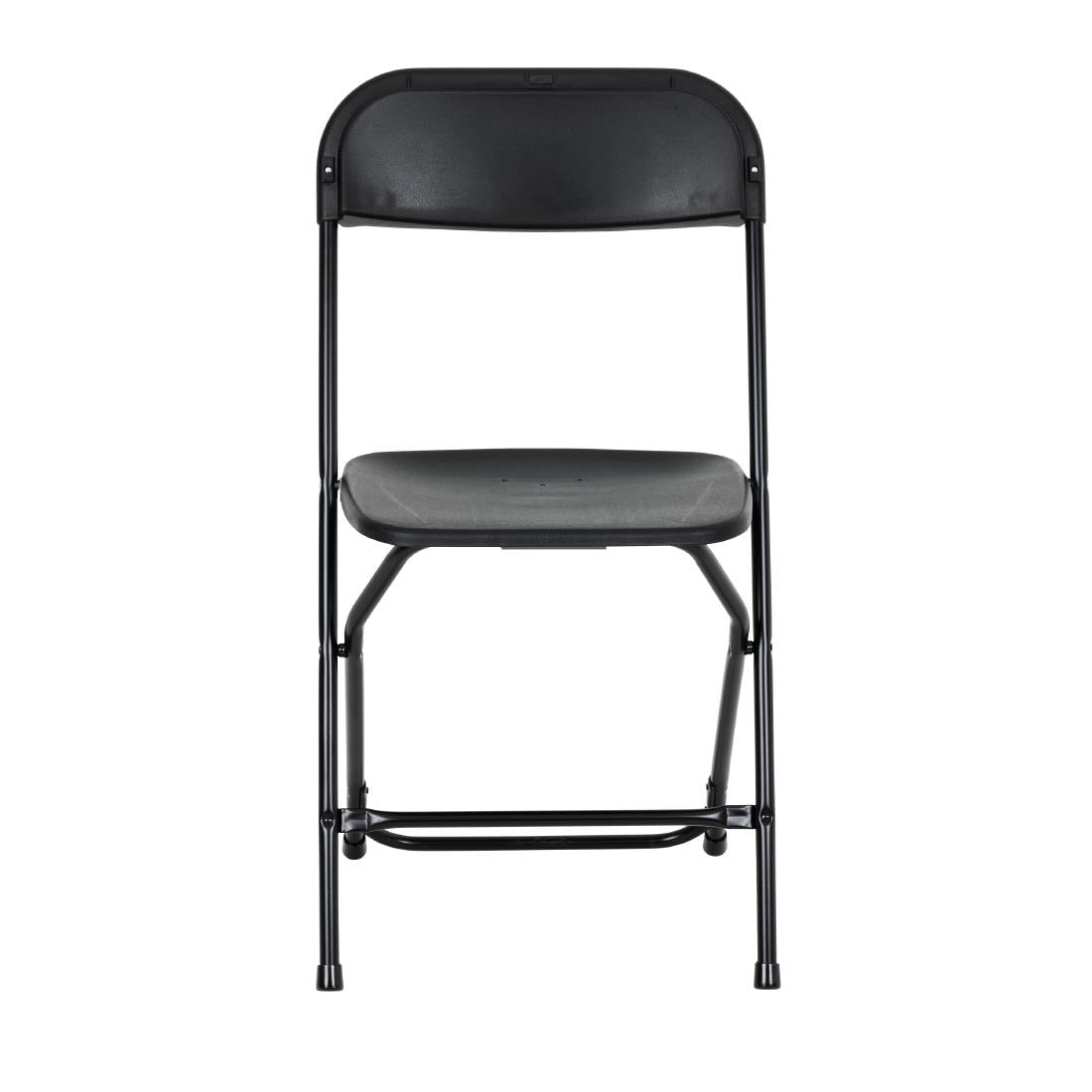 Bolero Polypropylene Folding Chairs Black (10 Pack)
