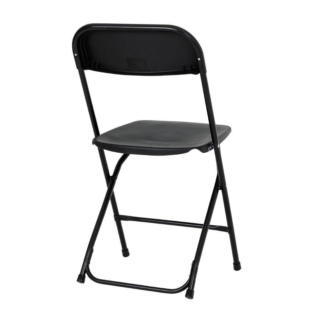 Bolero Polypropylene Folding Chairs Black (10 Pack)