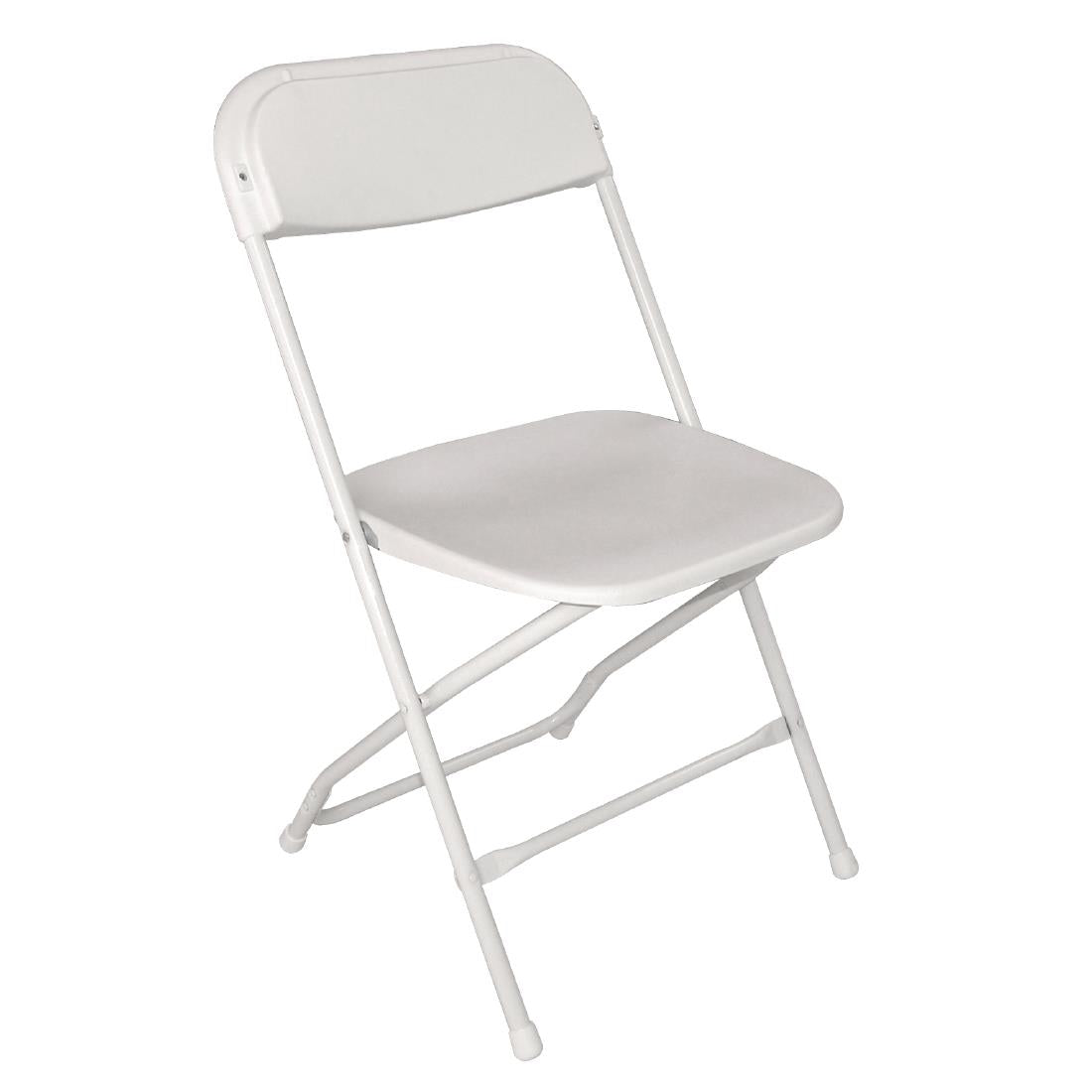 Bolero PP Folding Chairs White (10 Pack)