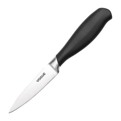 Vogue Soft Grip Paring Knife Black 8.5cm